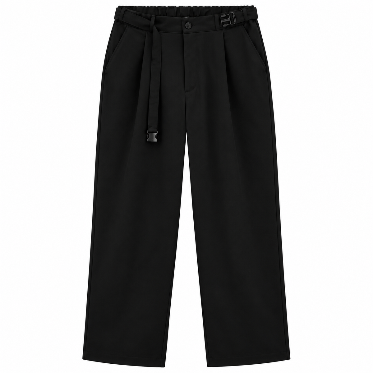 PANTALON AMPLE À CEINTURE INTÉGRÉE