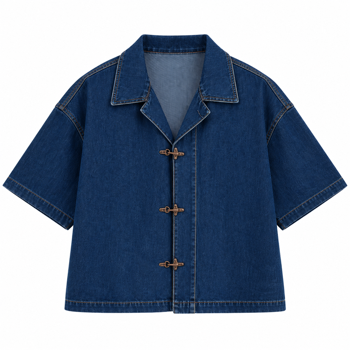 CHEMISE DENIM À MOUSQUETONS