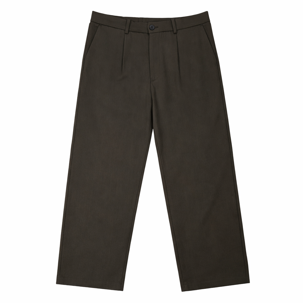 PANTALON AMPLE À PINCE