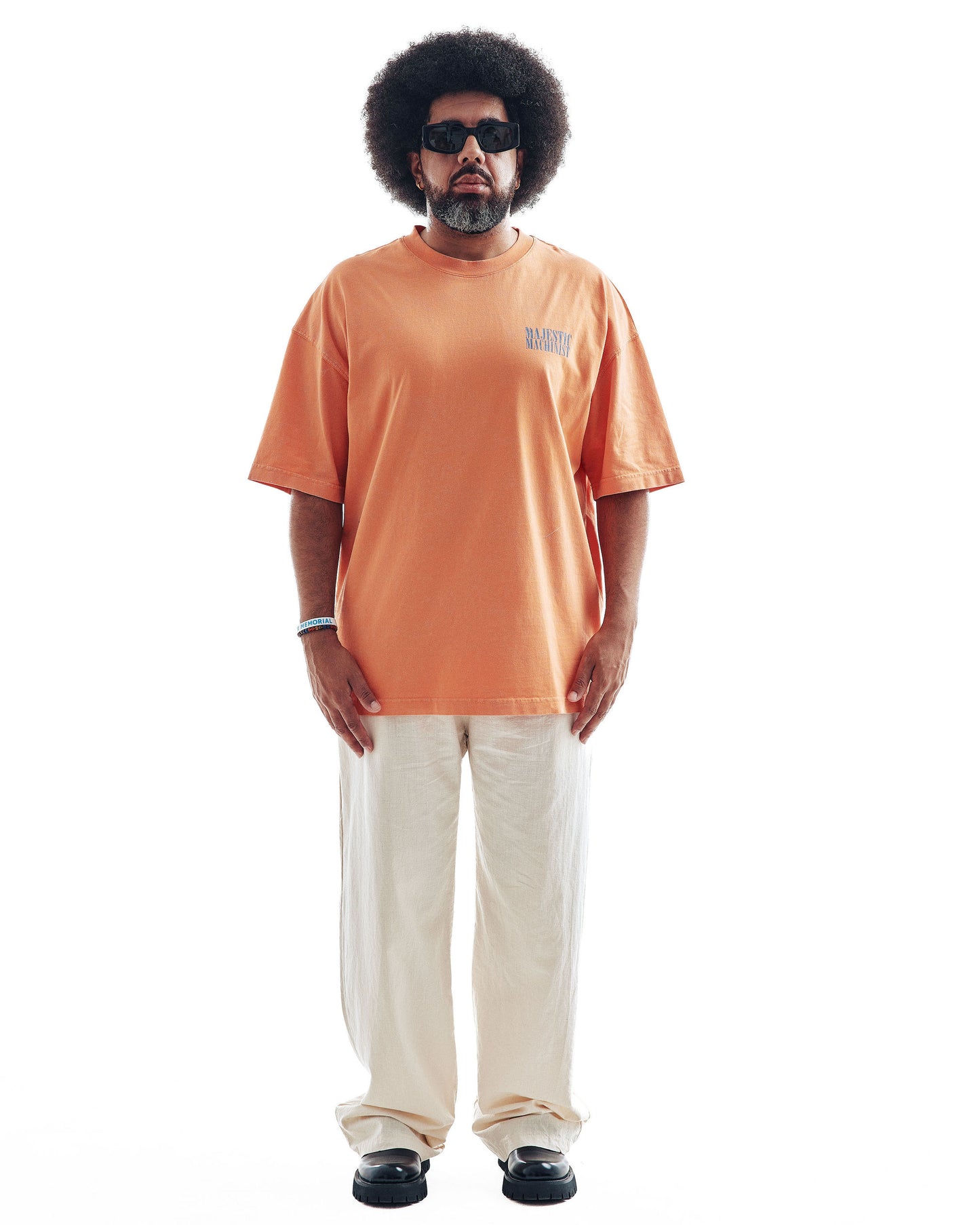 T-SHIRT " MAJESTIC PRINTED WHASING TEE "