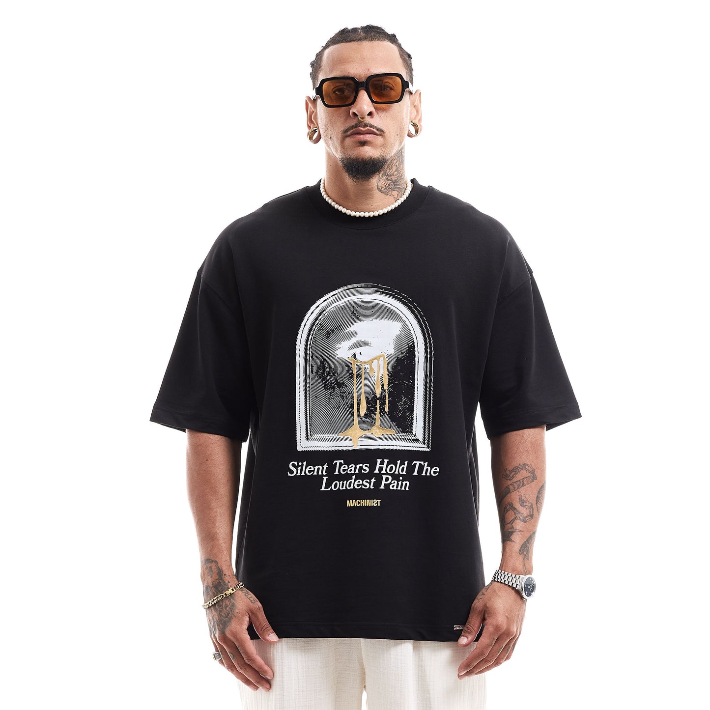 T-SHIRT " GOLDEN TEARS PRINTED TEE "