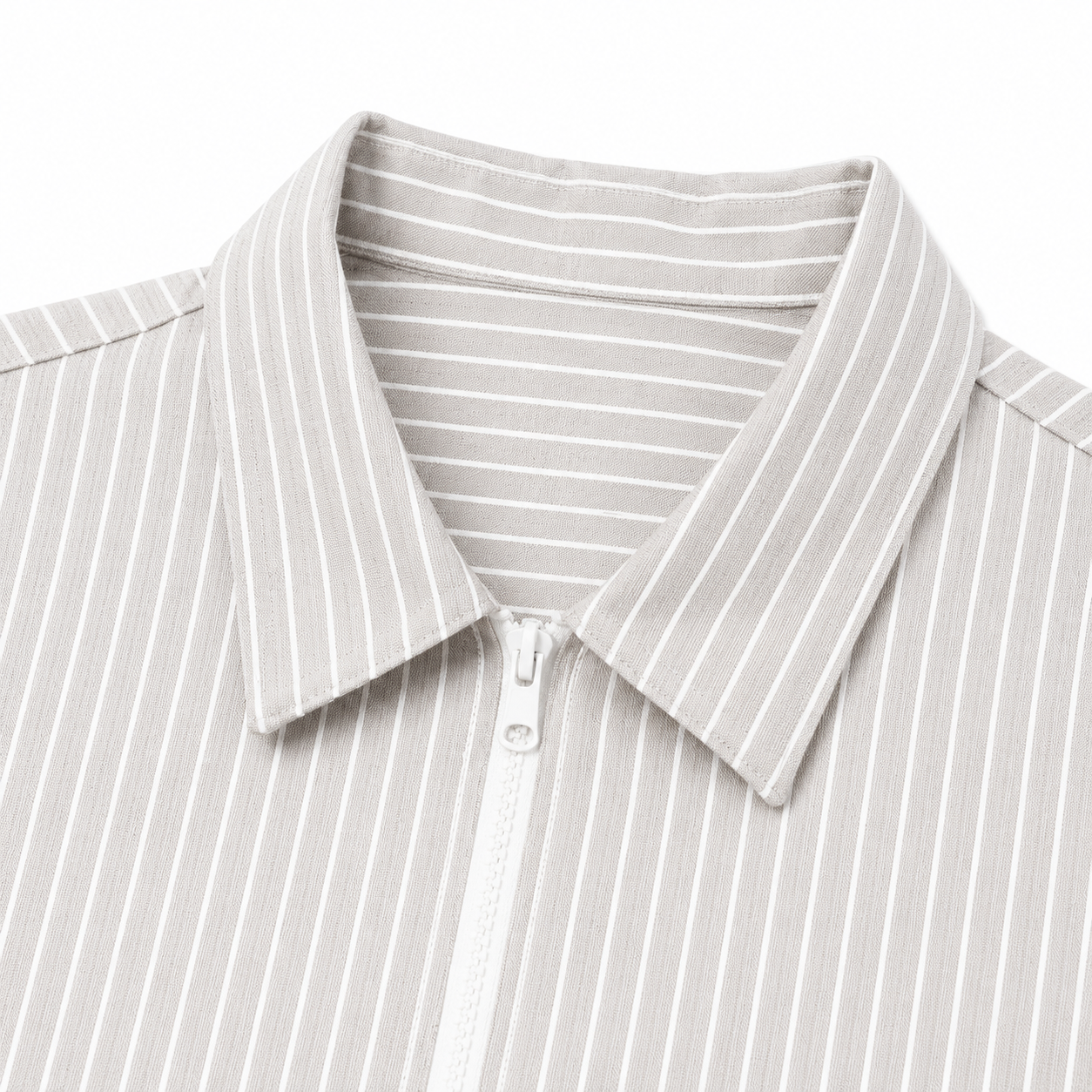 CHEMISE BOXY LONG MANCHE ZIPPÉ « KAEN STUDIO »