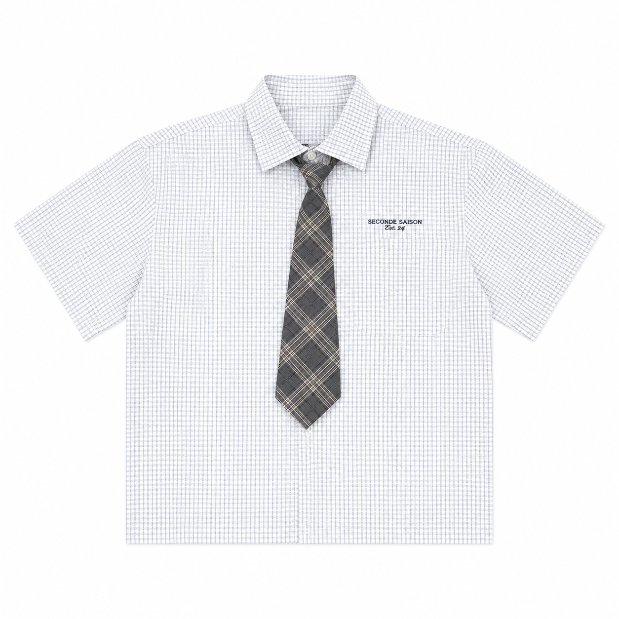 CHEMISE CRAVATE INTÉGRÉE « SECONDE SAISON »