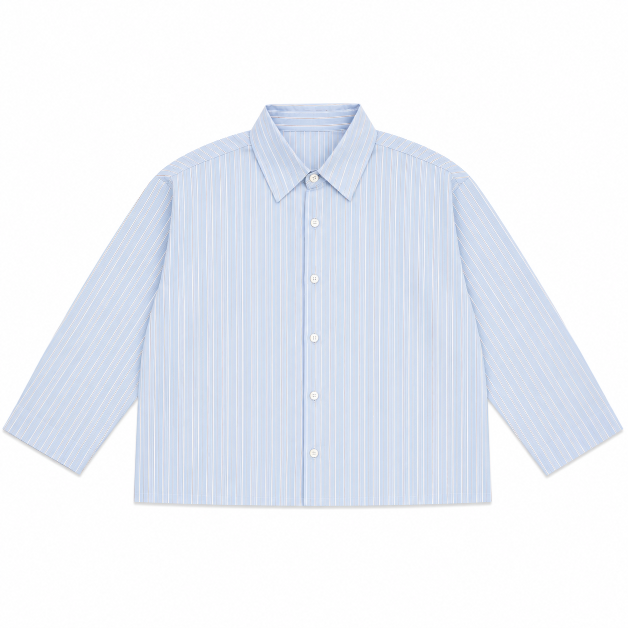 CHEMISE BOXY TEXTURÉE À RAYURES