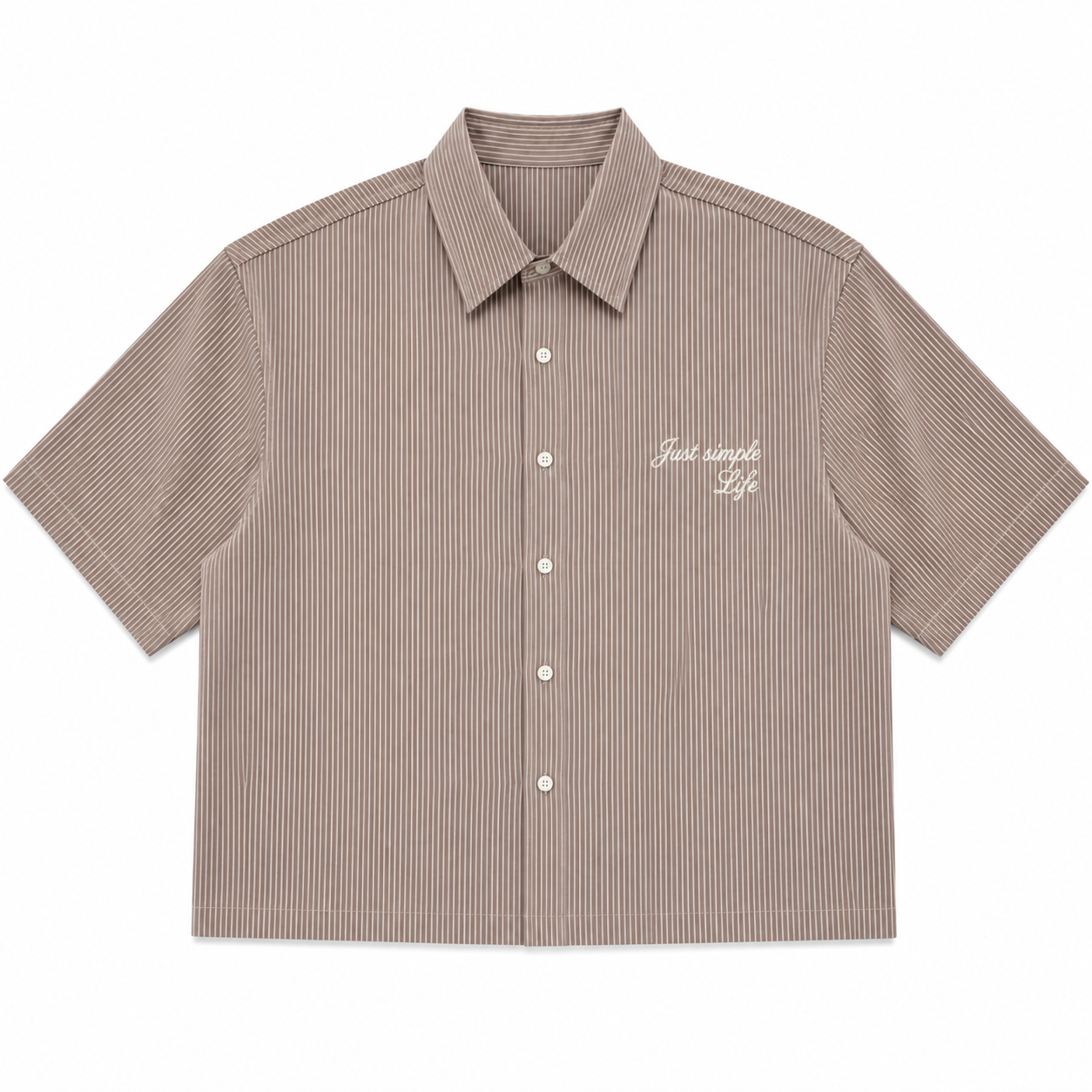 CHEMISE BOXY « JUST SIMPLE LIFE »