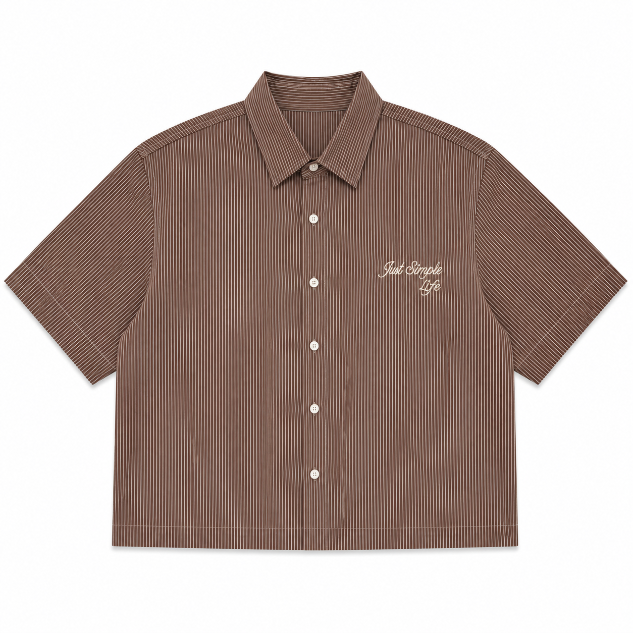 CHEMISE BOXY « JUST SIMPLE LIFE »