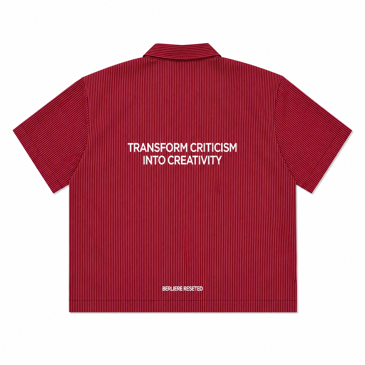 CHEMISE BOXY À RAYURE À FERMOIRS MOUSQUETON