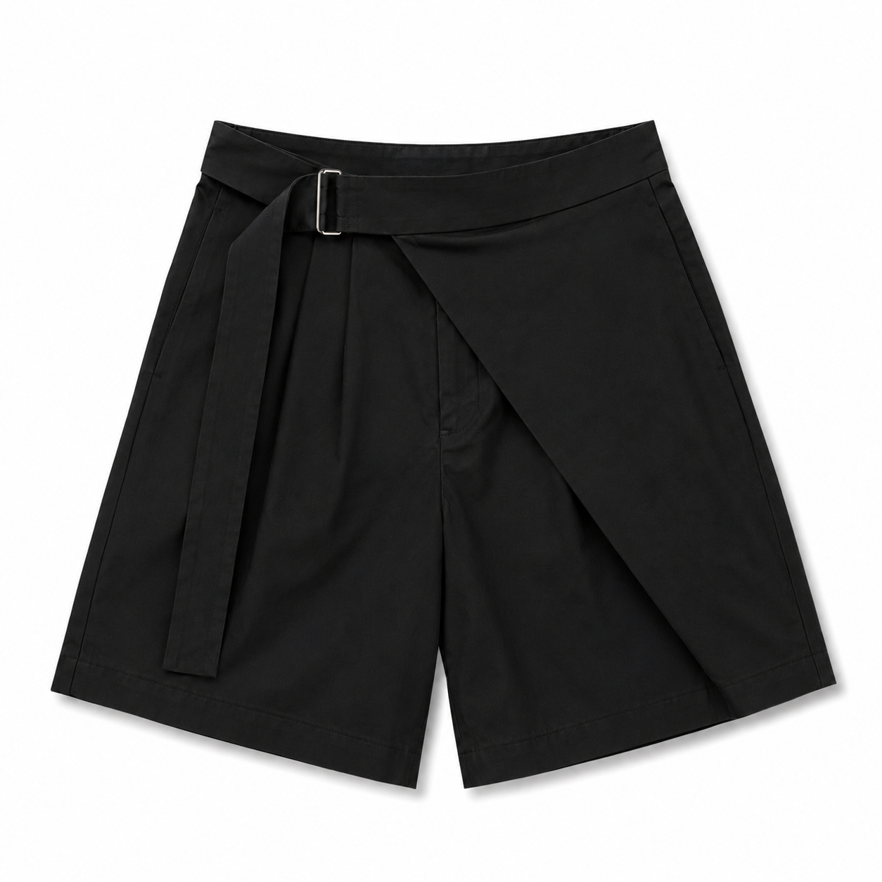 SHORT TAILLE CROISÉE AJUSTABLE