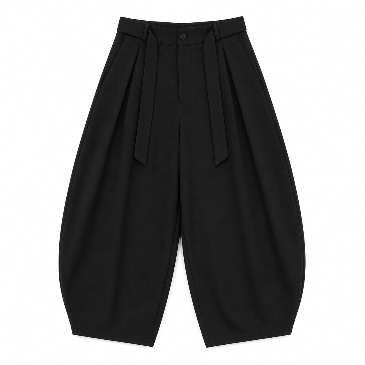 PANTALON BALLOON À CEINTURE AJUSTABLE