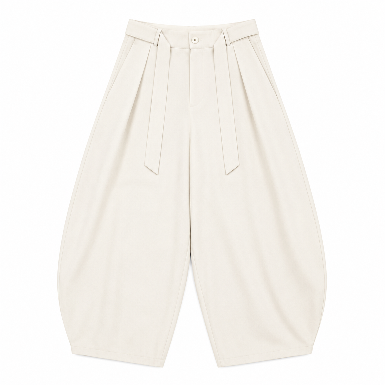 PANTALON BALLOON À CEINTURE AJUSTABLE