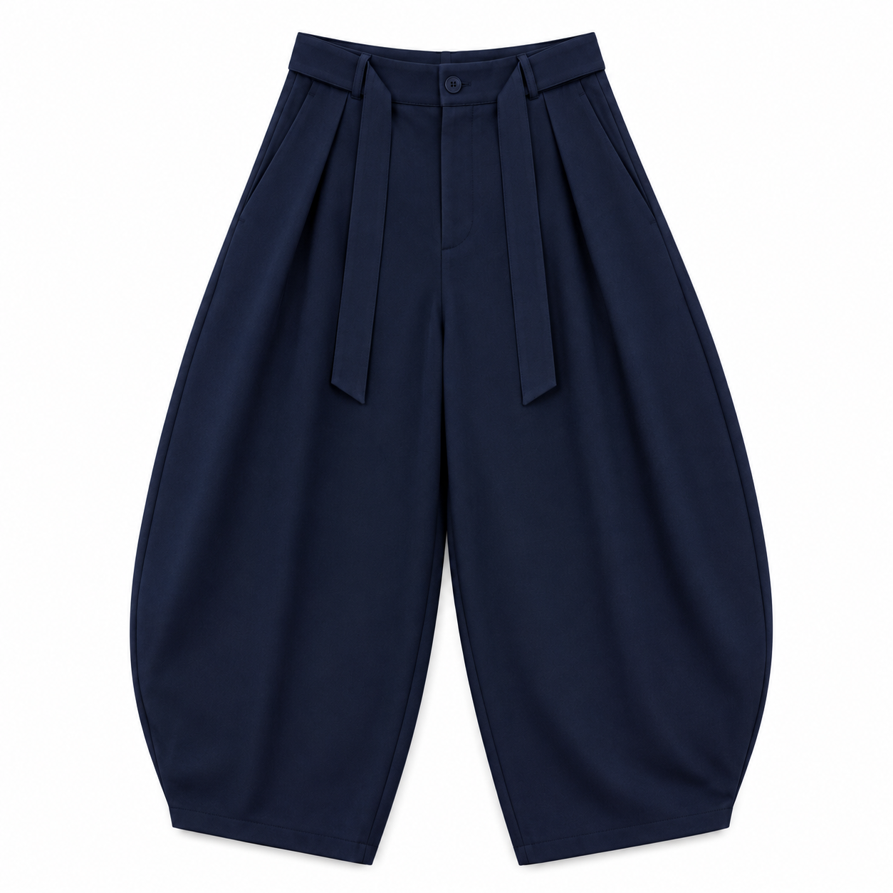PANTALON BALLOON À CEINTURE AJUSTABLE