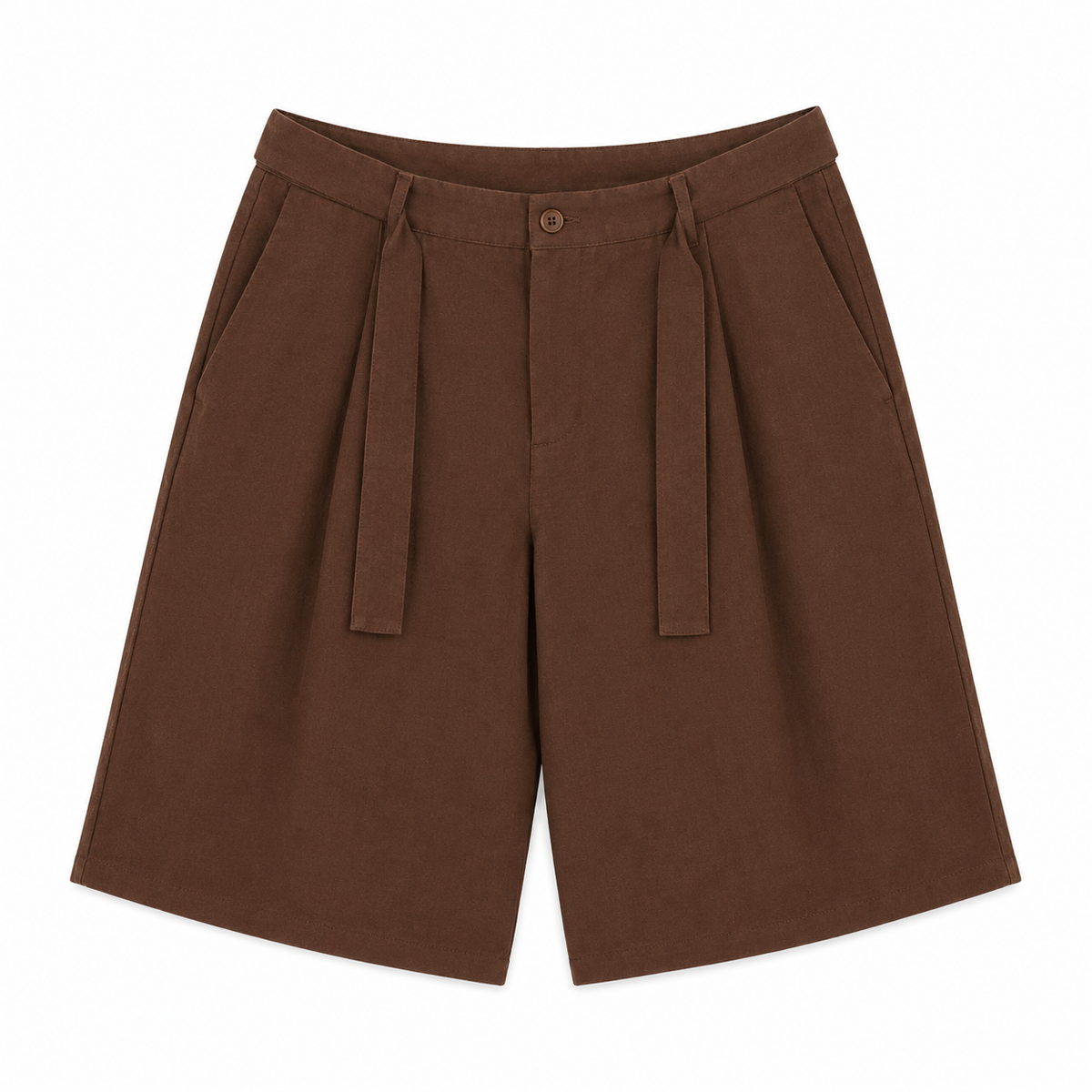 SHORT EN LIN CEINTURE AJUSTABLE