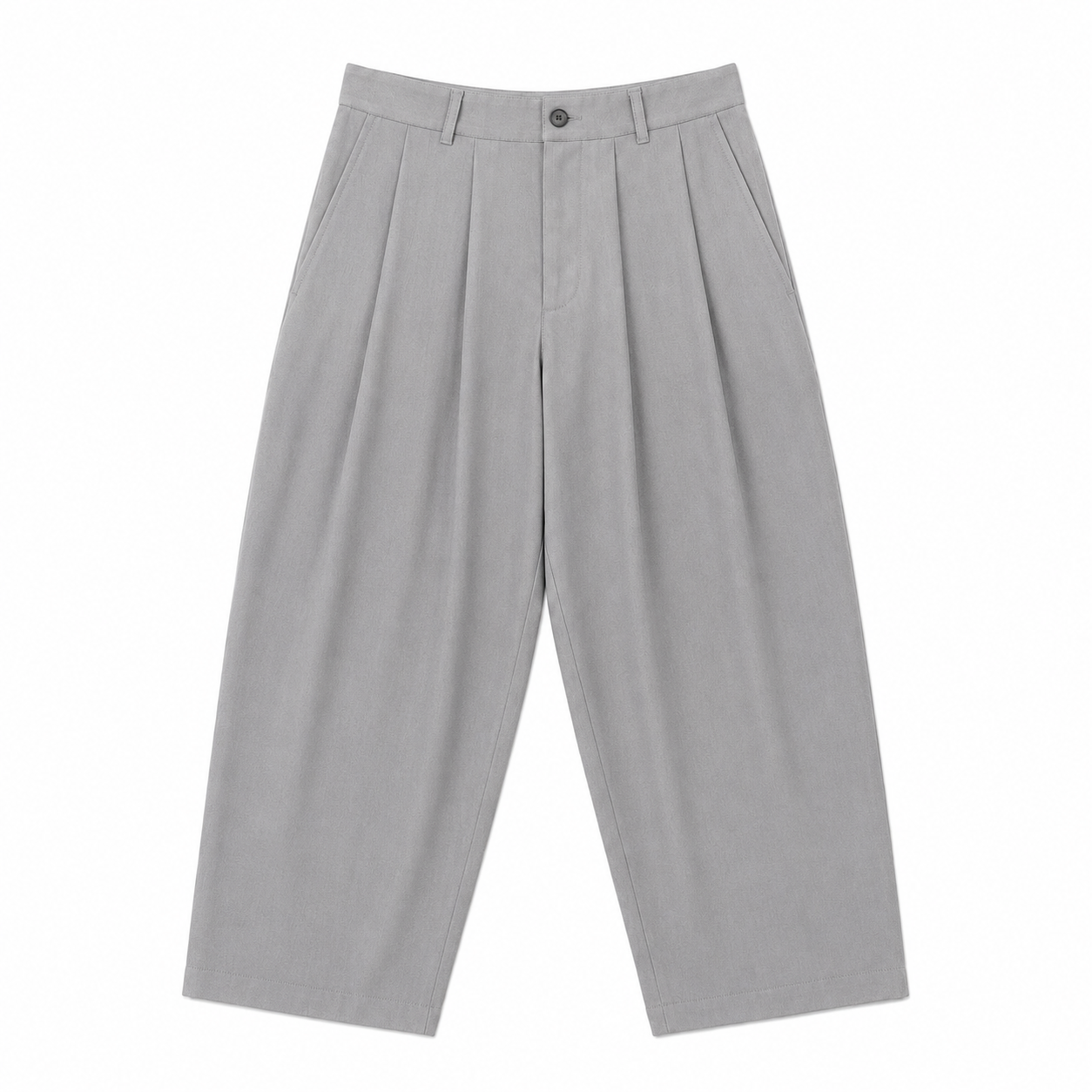 PANTALON BALLOON DOUBLE EFFET À PINCE