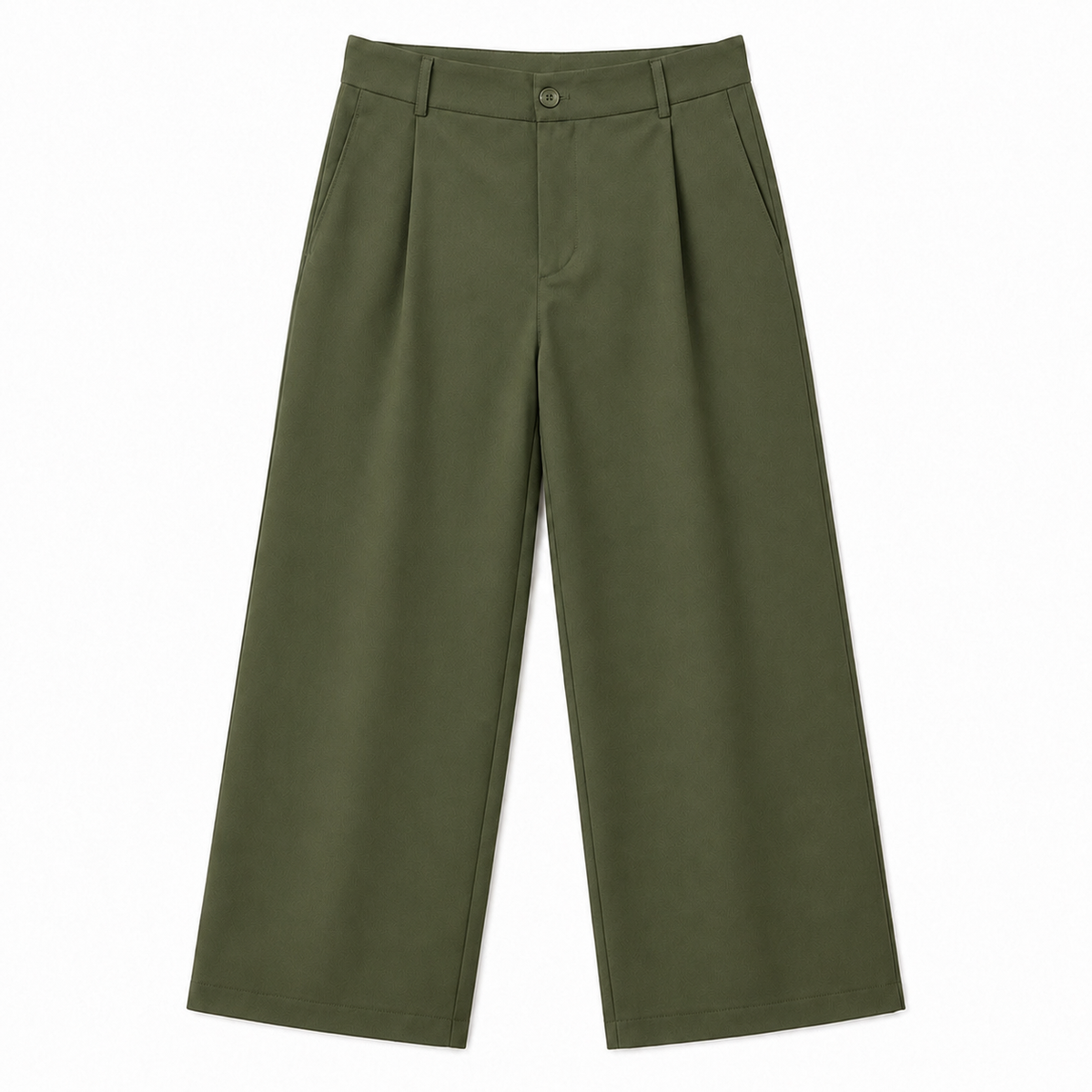 PANTALON COUPE DROIT À PINCE