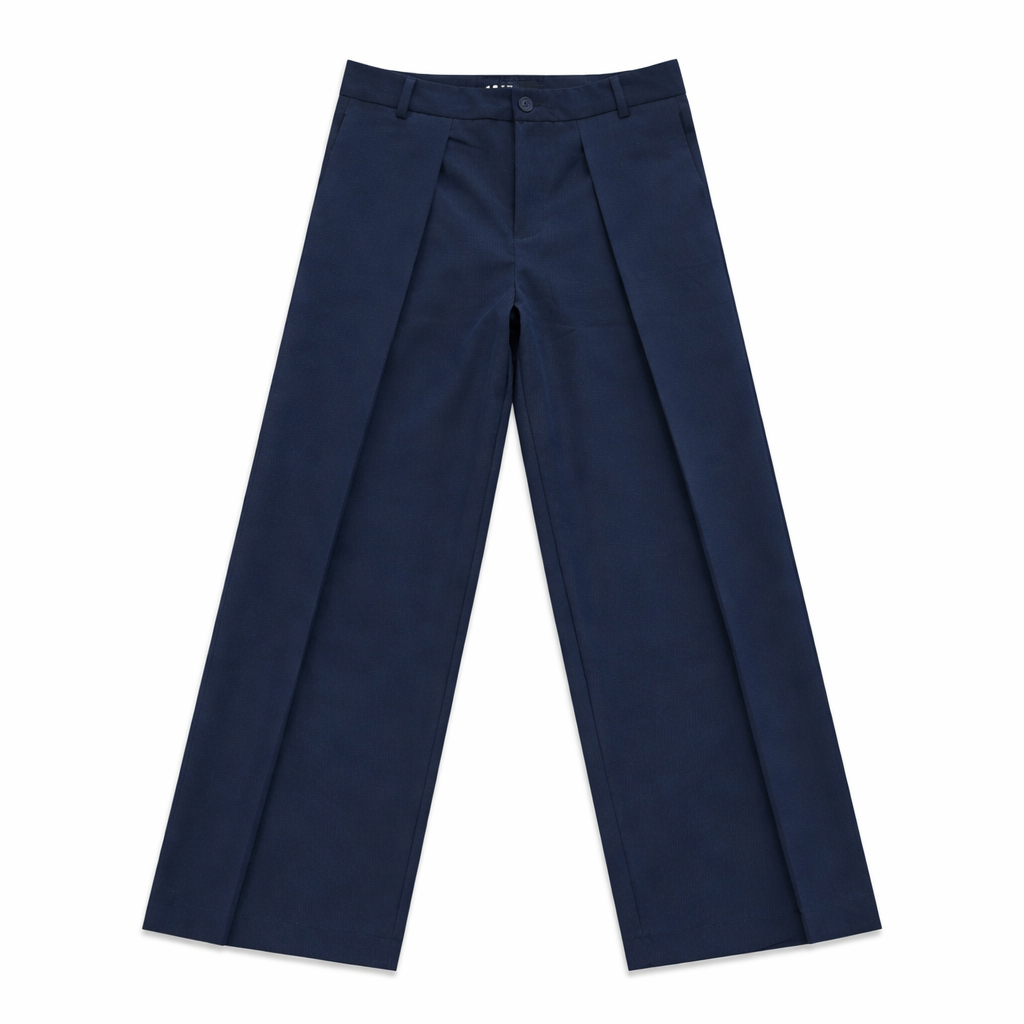 PANTALON À RAYURES À PINCES