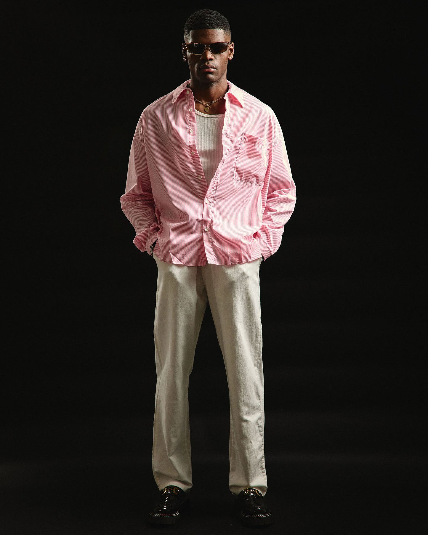CHEMISE A RAYURE