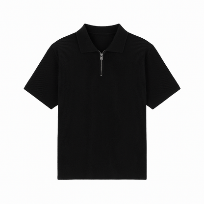 POLO EN MAILLE A ZIPPE