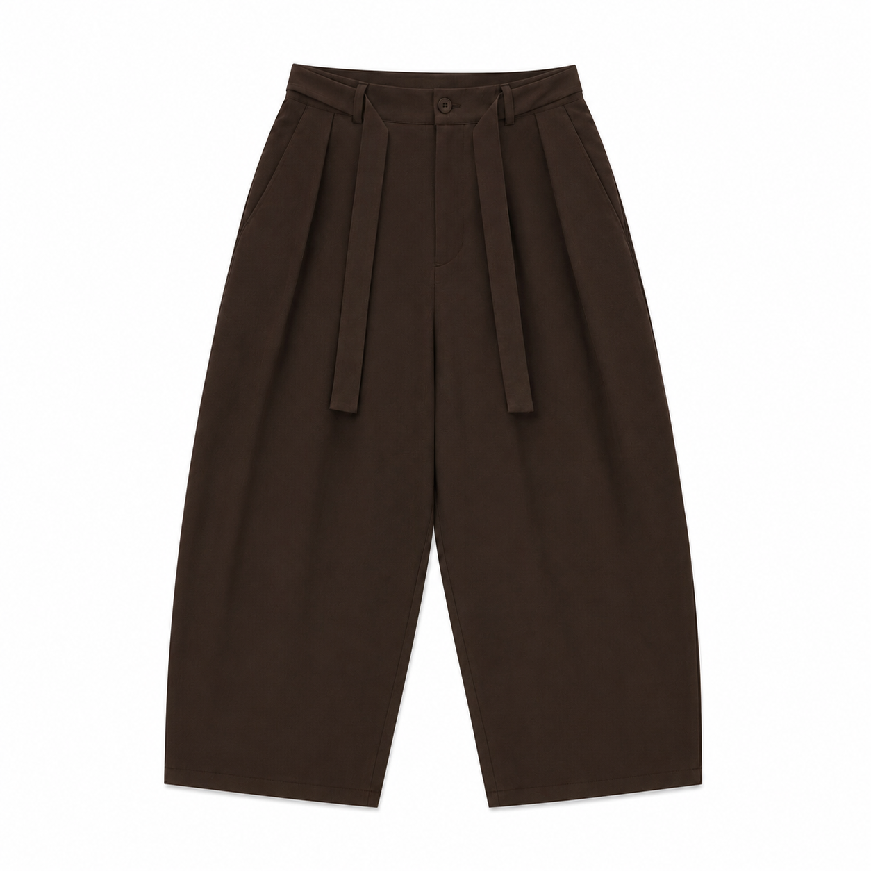 PANTALON BALLOON CEINTURE INTÉGRÉE