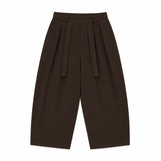 PANTALON BALLOON CEINTURE INTÉGRÉE