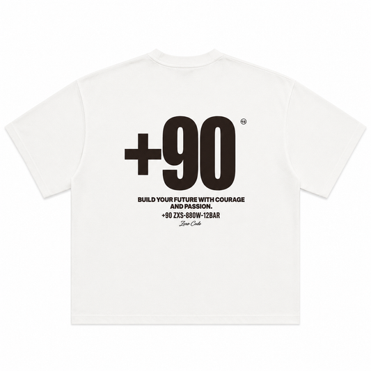 T-SHIRT BOXY « +90 »