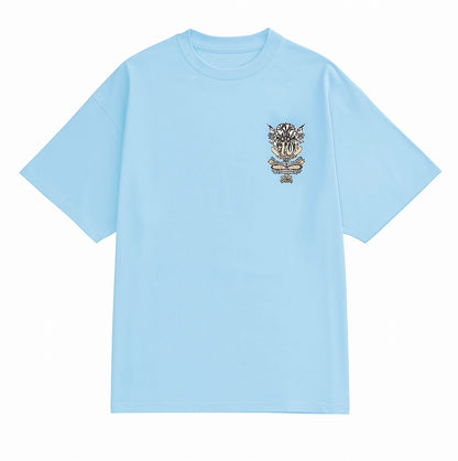 T-SHIRT " ARMORIAL STYLE EMBROIDERED TEE "