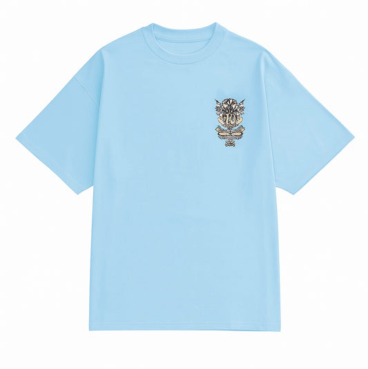 T-SHIRT " ARMORIAL STYLE EMBROIDERED TEE "