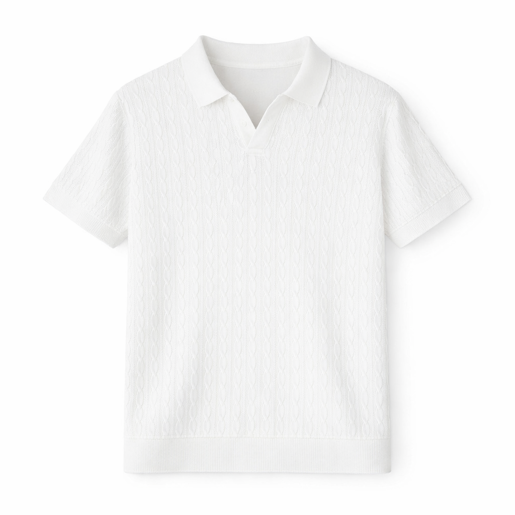 POLO MAILLE TORSADÉE