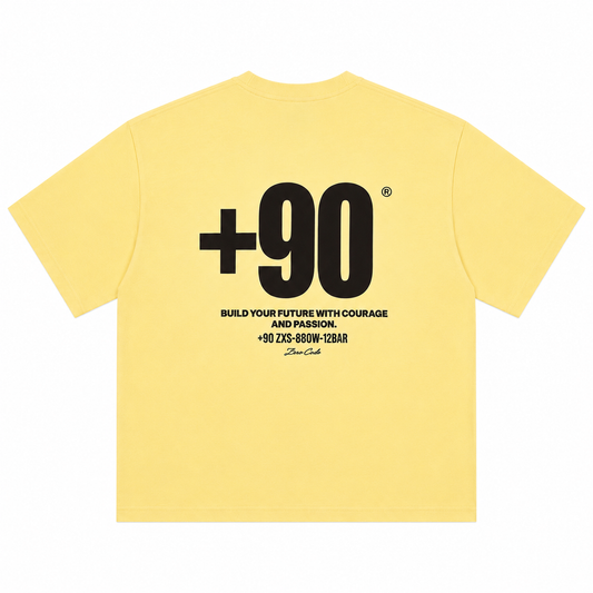 T-SHIRT BOXY « +90 »