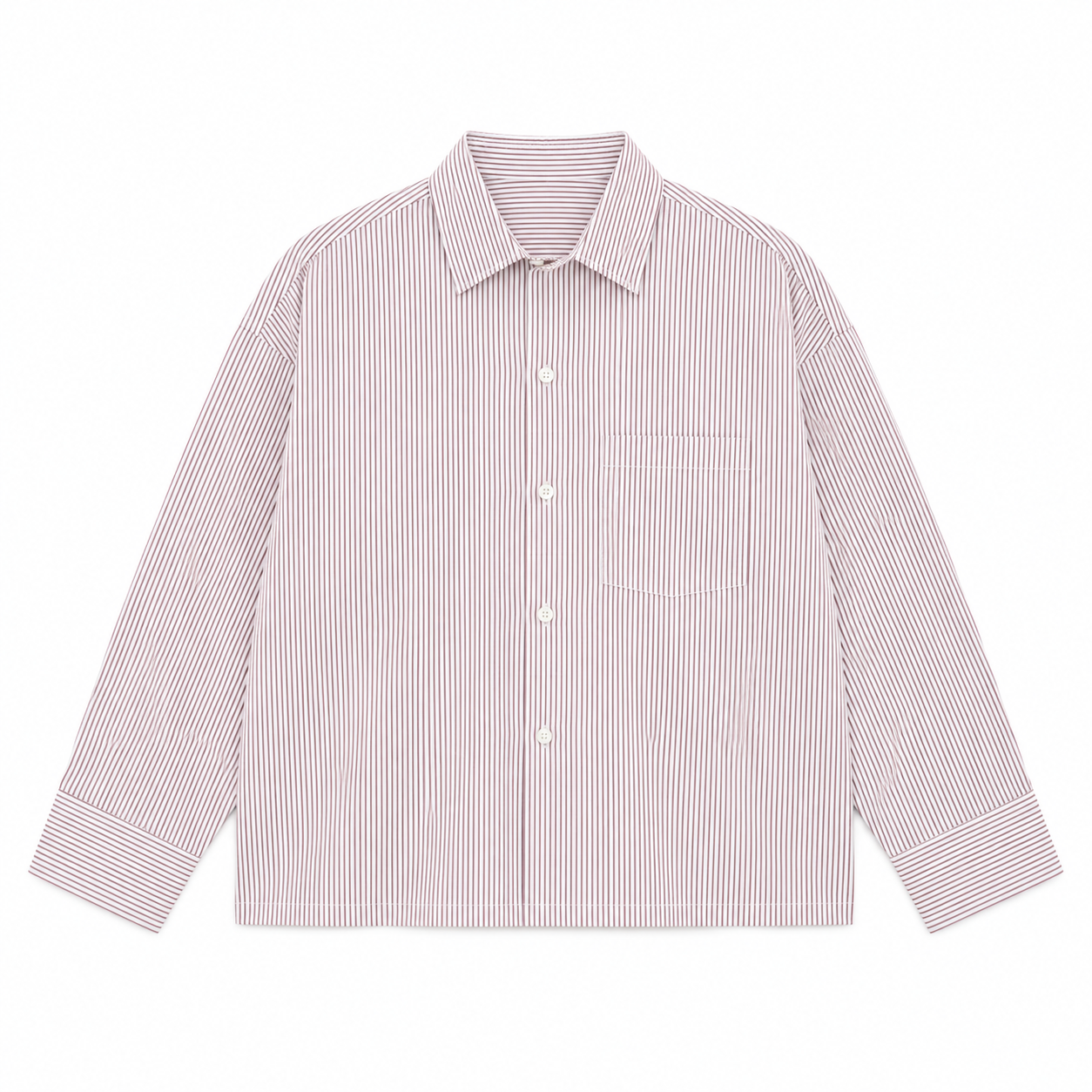 CHEMISE BOXY LONG MANCHE À POCHE