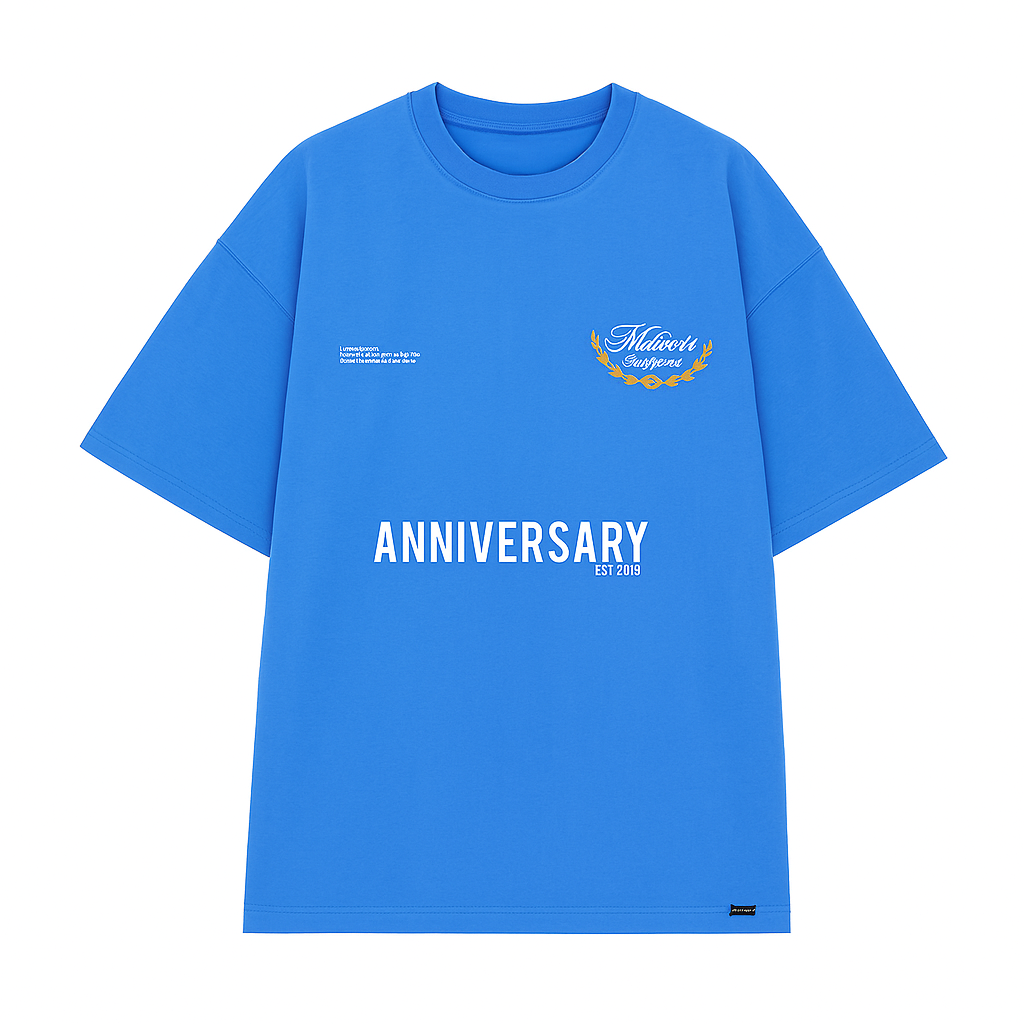 T-SHIRT " PRINTED AND BRUSH IMPACT WASING TEE "