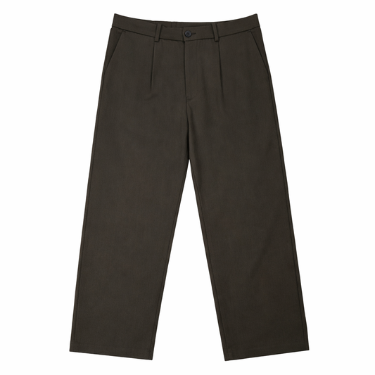 PANTALON AMPLE À PINCE