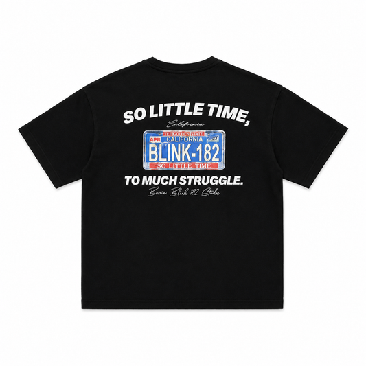 T-SHIRT BOXY « SO LITTLE TIME TO MUCH STUGGLE »