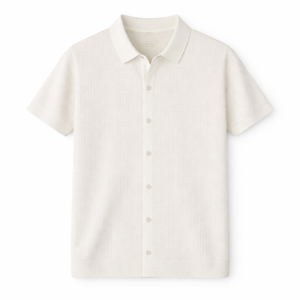 CHEMISE MAILLE TEXTURÉE