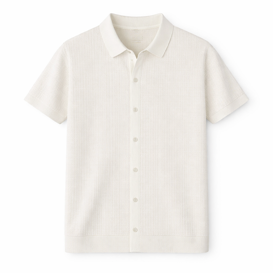 CHEMISE MAILLE TEXTURÉE