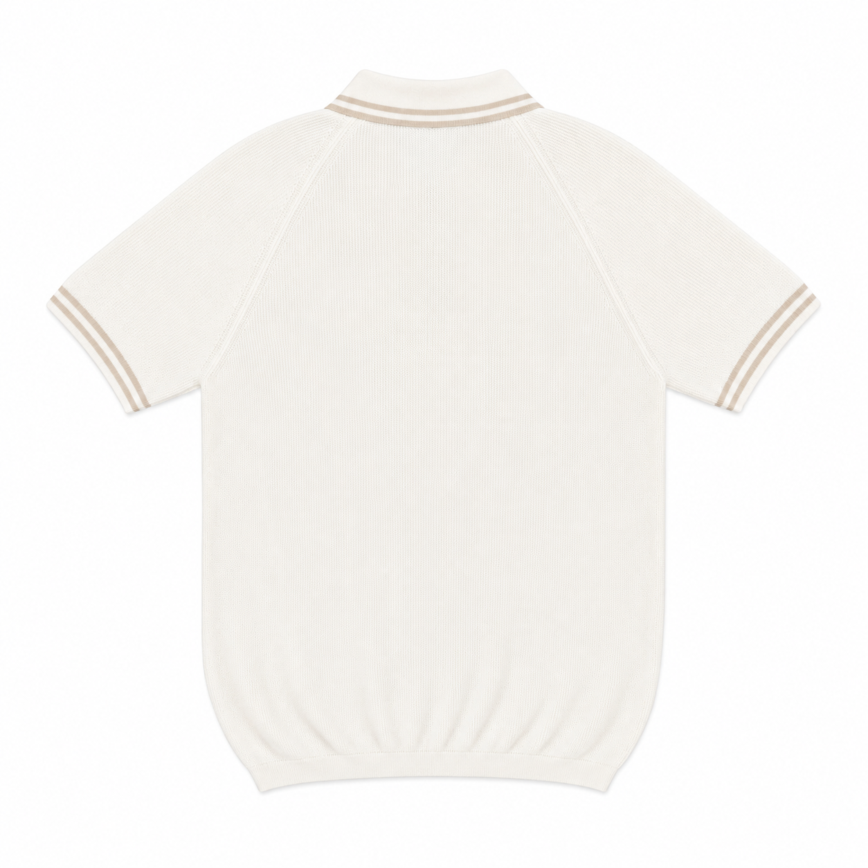 POLO ZIPPÉ BRODERIE