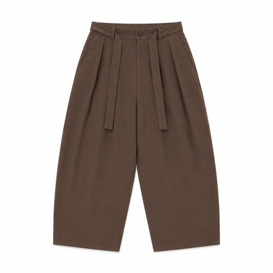 PANTALON BALLOON CEINTURE INTÉGRÉE