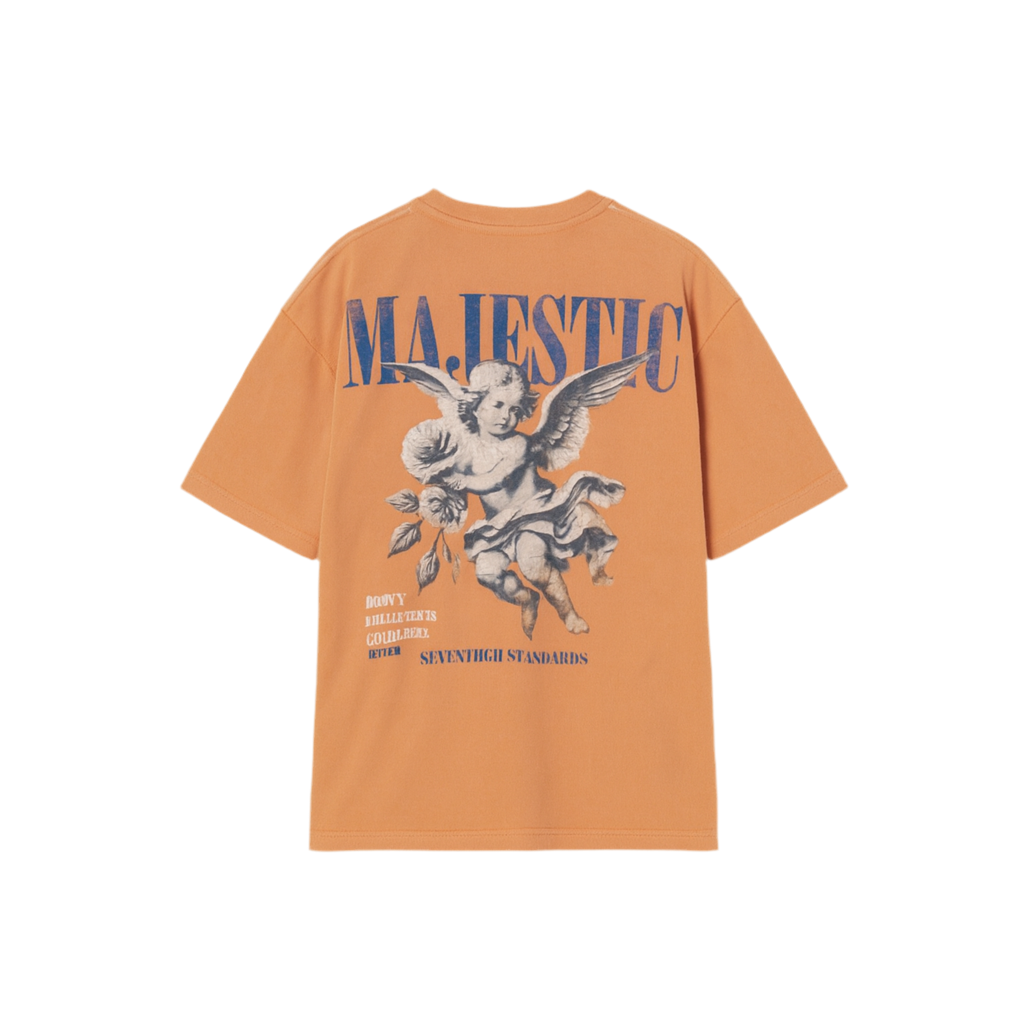 T-SHIRT " MAJESTIC PRINTED WHASING TEE "