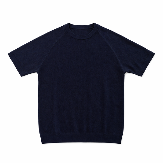 T-SHIRT UNI EN MAILLE