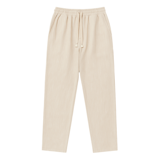 PANTALON COUPE DROIT  EN LIN