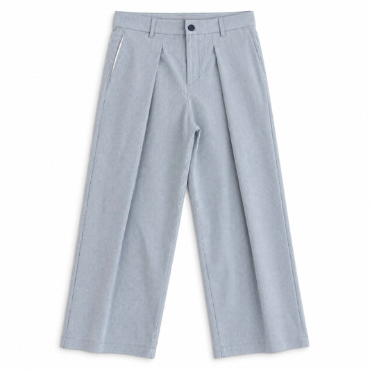 PANTALON À RAYURES BARREL FIT