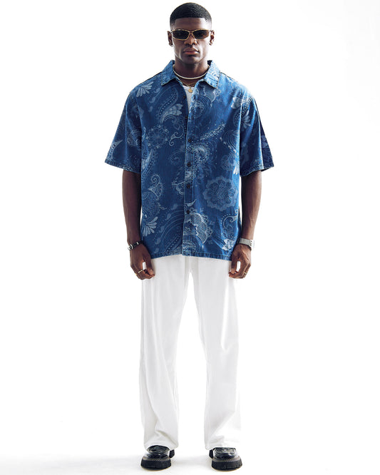 CHEMISE  " PAISLEYPATTERNED  "