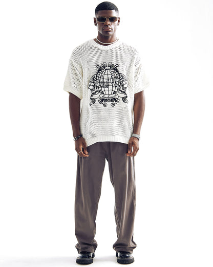 T-SHIRT " MCHNST KNIT TIGER DETAILED TEE "