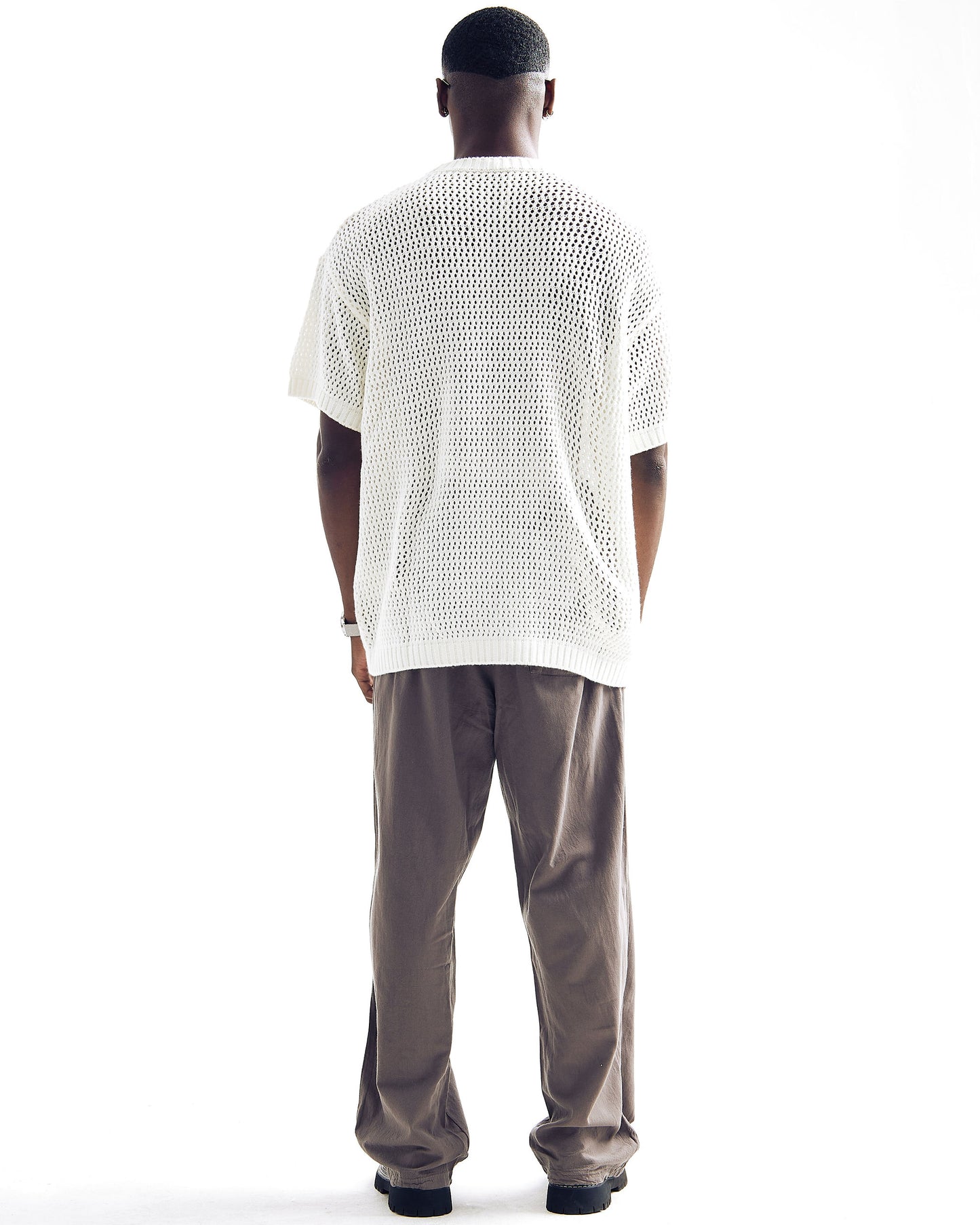 T-SHIRT " MCHNST KNIT TIGER DETAILED TEE "