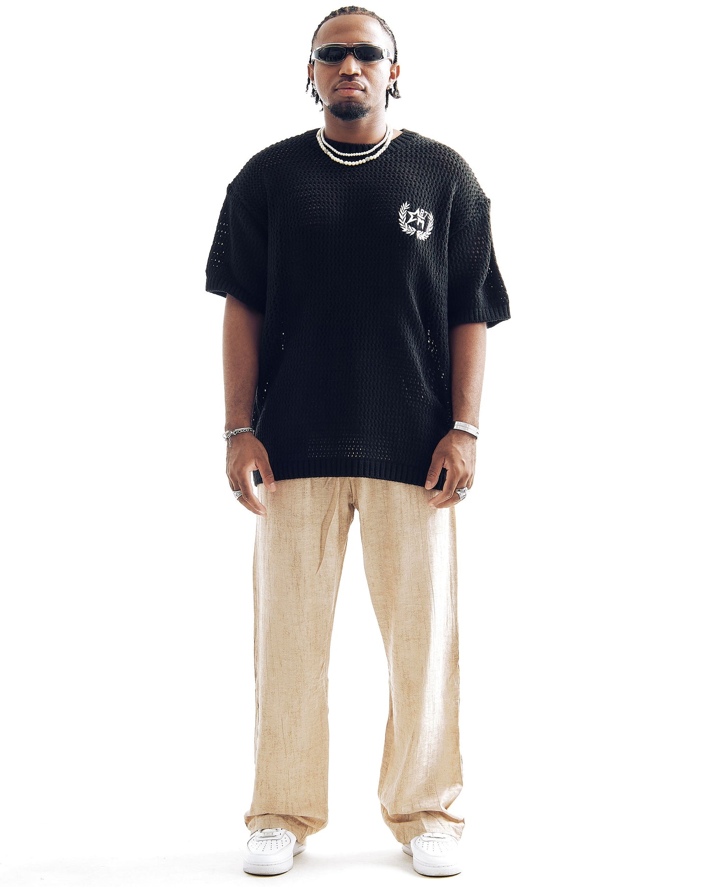T-SHIRT " MCHNST KNIT COLLEGE STYLE TEE "