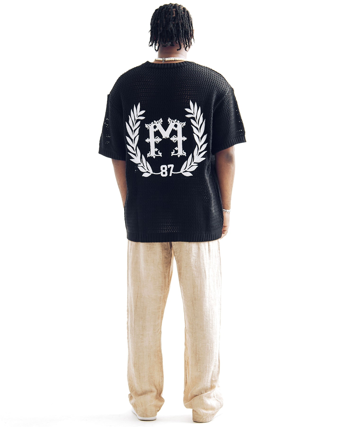 T-SHIRT " MCHNST KNIT COLLEGE STYLE TEE "