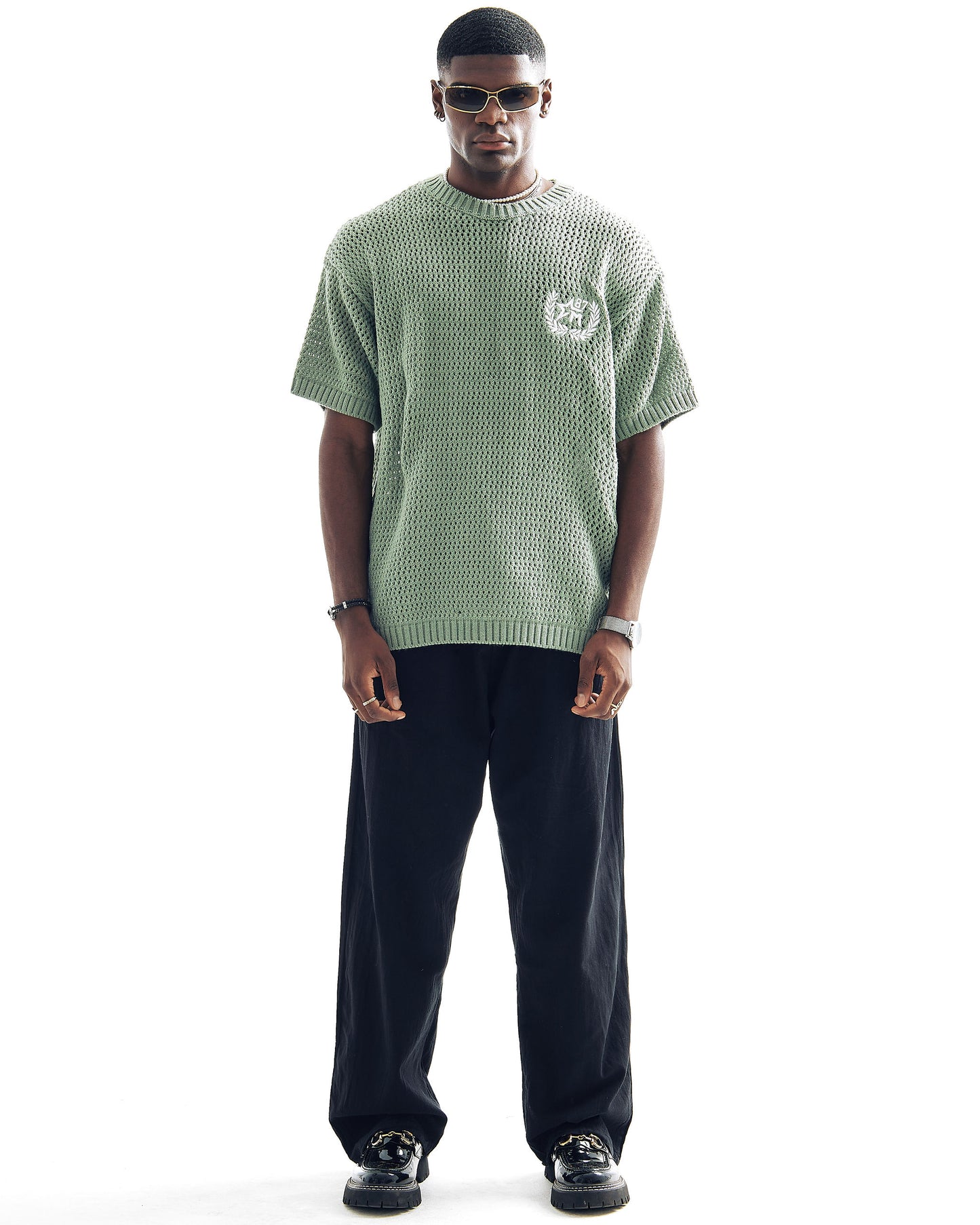 T-SHIRT " MCHNST KNIT COLLEGE STYLE TEE "