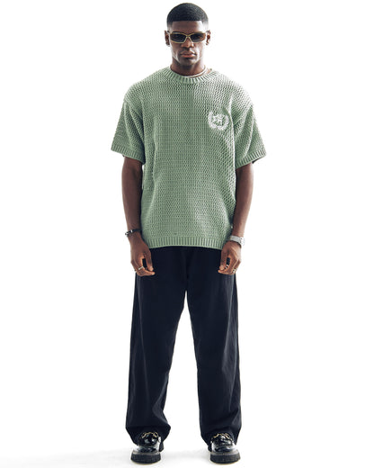 T-SHIRT " MCHNST KNIT COLLEGE STYLE TEE "