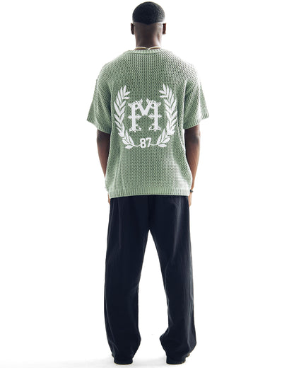 T-SHIRT " MCHNST KNIT COLLEGE STYLE TEE "