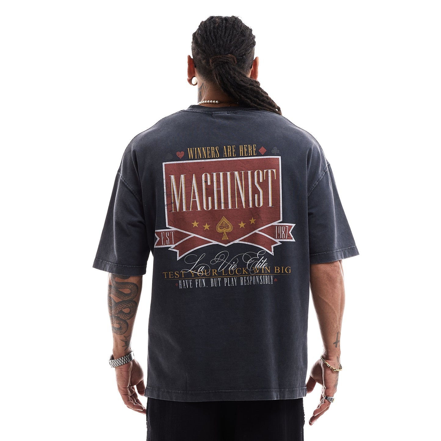 T-SHIRT " CASINO THEME PRINTED TEE "