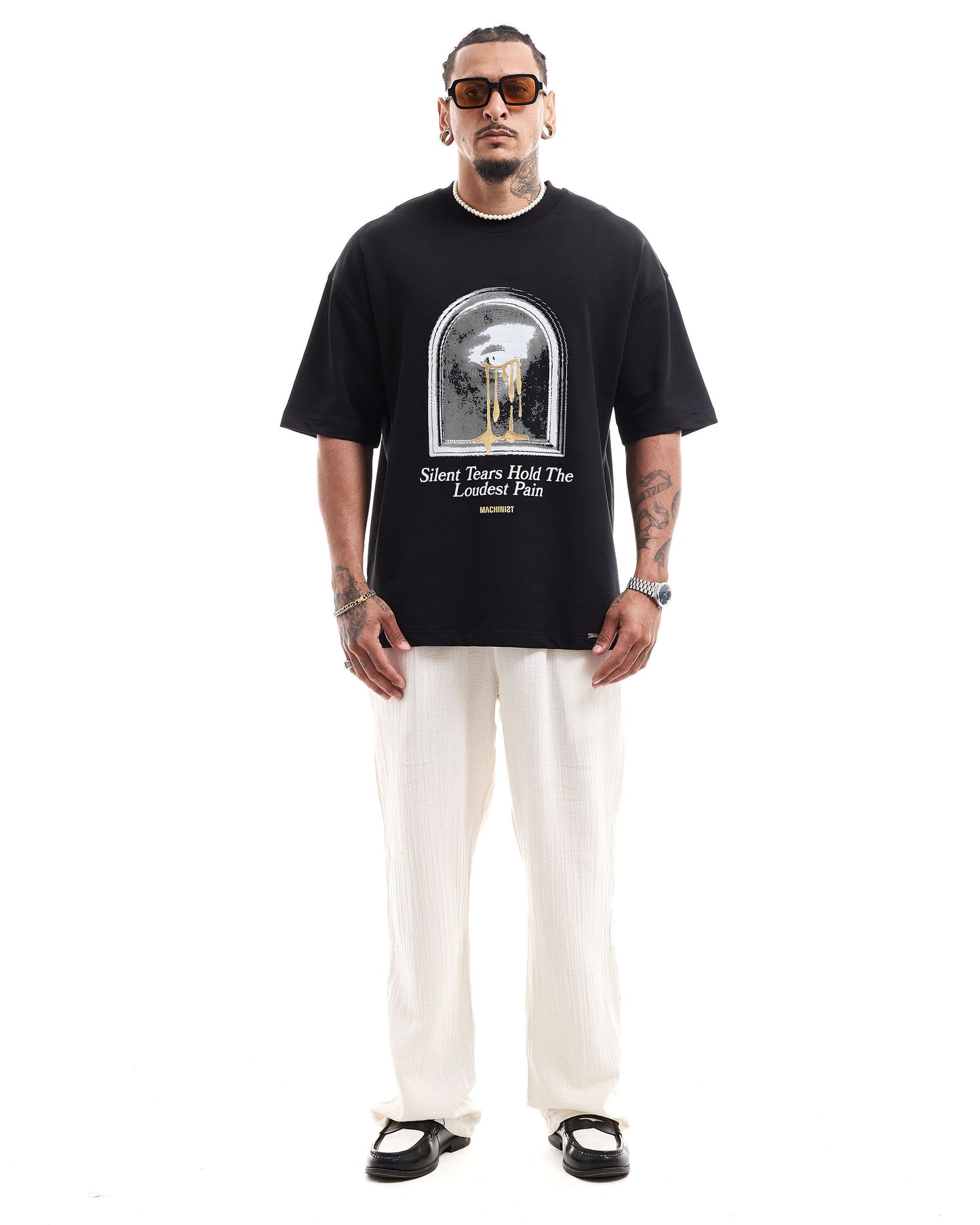 T-SHIRT " GOLDEN TEARS PRINTED TEE "